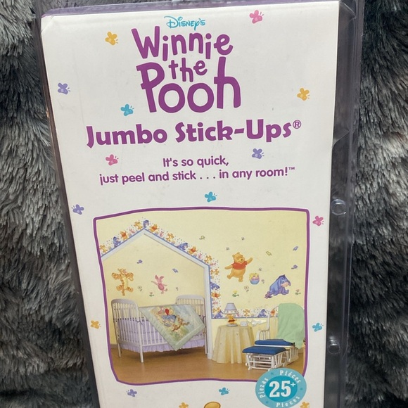 NIB Disney Winnie the Pooh Wall Decals - Red and Yellow Stick ups - Picture 11 of 16